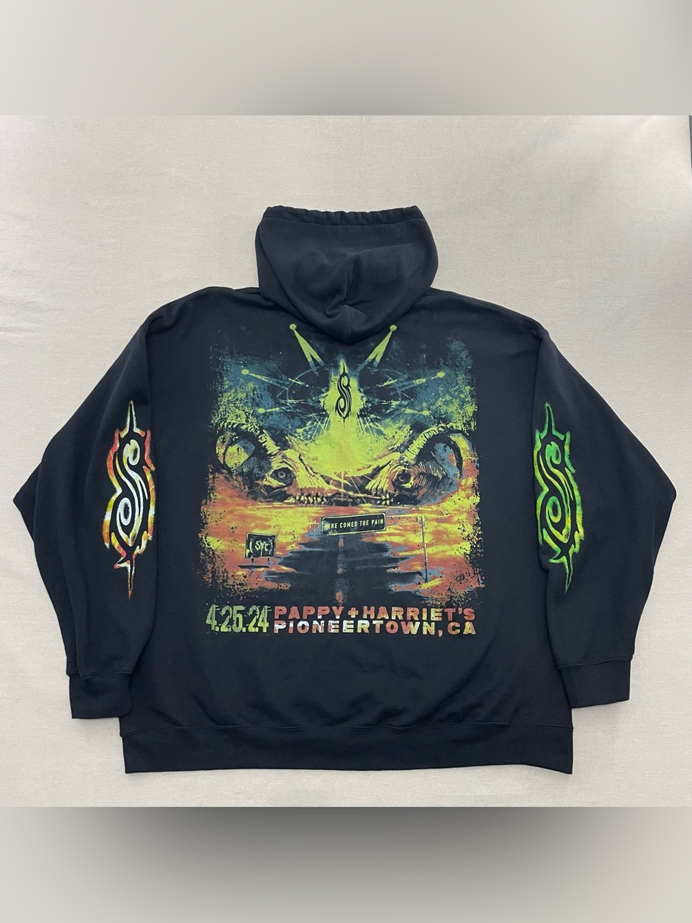 Slipknot Metal Here Comes The Pain 2024 Tour 25th Anniversary Hoodie Men's XXXL